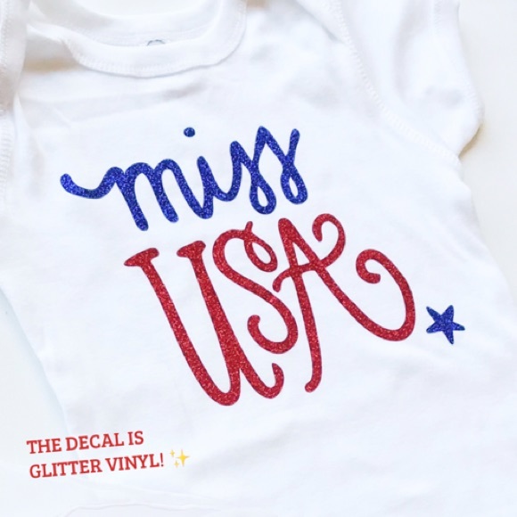 Handmade Miss USA America 4th of July Outfit Tutu - Picture 4 of 8